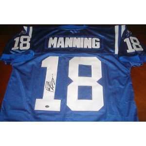  PEYTON MANNING Signed INDIANAPOLIS COLTS #18 Jersey 