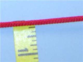 Polyester Drawstring Cord 3/16 Red 10 yds #C3  
