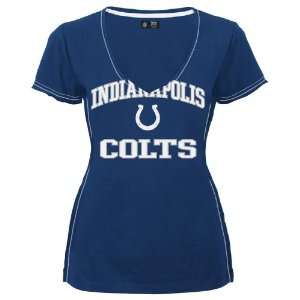  Indianapolis Colts Ex Boyfriend Fashion Short Sleeve Top 