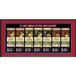   Tickets to History Framed Print   St. Louis Cardinals: Home & Kitchen