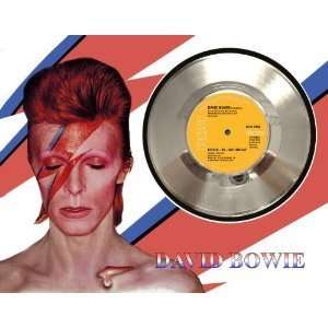  David Bowie Drive In Saturday Framed Silver Record A3 