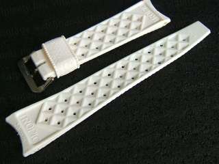 NOS 20mm Swiss Tropic White Vintage Dive Watch Band  