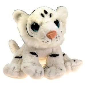  7 White Tiger Cub Plush Stuffed Animal Toy: Toys & Games