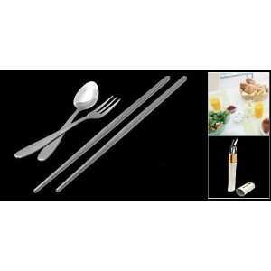   Tableware Chinese Chopsticks Spoon Fork Cutlery Set