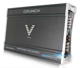 CRUNCH GPV3500.2 3500W MAX 2 CHANNEL CLASS AB MOSFET POWER CAR AUDIO 