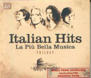 ITALIAN HITS, LA PIU BELLA MUSICA / TRILOGY. FACTORY SEALED 3 CD SET 