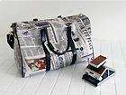 Women Big Fashion Newspaper Handbag Purse Tote Bag HD63