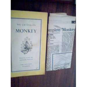 Monkey WU translated by WALEY, ARTHUR CHENG EN Books