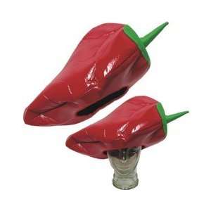  RED CHILE CHILI PEPPER HAT HOT SPICY JALEPENO COSTUME 
