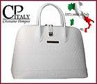 TOP LUXURY BAG ALMA STYLE LEATHER OSTRICH WHITE Limited Edition 