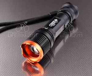 1300 Lumen Zoomable CREE XM L T6 LED 18650 Flashlight Torch Zoom Lamp 