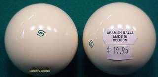 One New Aramith Coin Op cue ball Replacment, THE BEST  