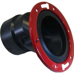  3 DWV ABS Offset Closet Flange with Metal Ring
