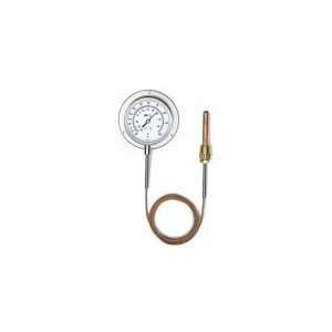 Weiss Panel Mount Thermometer,  20 to 100 F   60BL4 5231 20/100F 