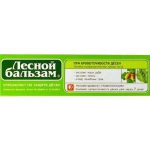 Forest Balm   Toothpaste for Bleeding Gum with Oak Bark, Pine Extracts 