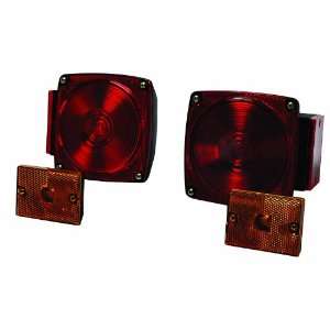   NV 5017 Four Piece Combo Trailer Light Kit with Red Lens: Automotive