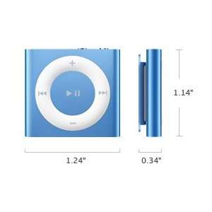  Apple iPod shuffle 4th Generation Blue 2GB PC751LL/A A1373 