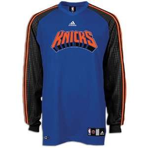    Knicks adidas Mens On Court L/S Shooting Shirt