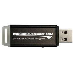 Kanguru 16GB Defender Elite USB 2.0 Flash Drive  