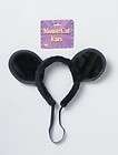 mickey minnie mouse ears cat black headband costume hat new