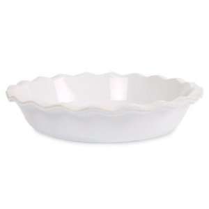  Emile Henry White Pie Plate 9 Home & Kitchen