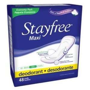  Stayfree Deodorant Maxi Pads 6x48