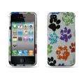   item: Premium Apple iPhone 4/ 4S Color Dog Paws with Rhinestones Case