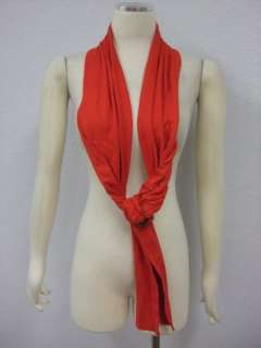 NWOT American Apparel Bright Red Scarf Belt One Size  