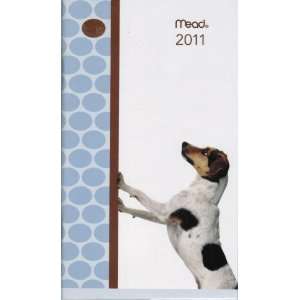 Mead 2011 Monthly Pocket Calendar   Dog 