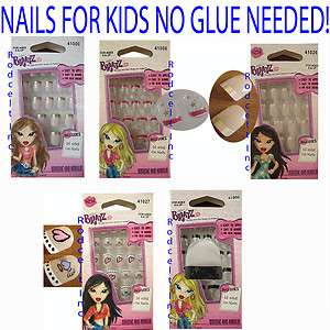   OF 24 STICK ON NAILS for KIDS   NO GLUE NEEDED ** YOU PICK **  