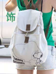 Korean style Ladys Girls Mickey Canvas backpack handbag shoulder bag 