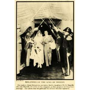  1931 Print King Sweden Count Bernadotte Manville Outfit 