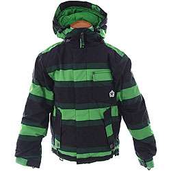 Sessions Force Kids Green Stripe Snowboard Jacket  Overstock