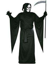 Grim Reaper with hood, belt. Plus size big & tall  