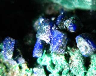 1lb,Blue Azurite crystal w/Malachite geode  AZ052  