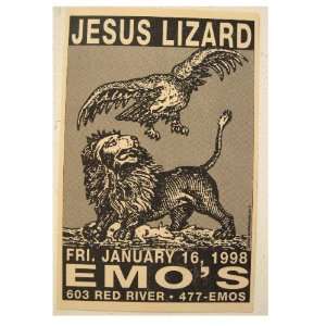   Jesus Lizard Handbill Poster Black and White at Emos