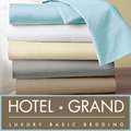   Grand Solid 1000 Thread Count Cotton Sateen Sheet Set  Overstock