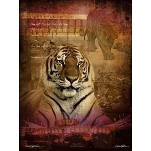  LSU Tigers Artwork Pregame Salute 30x40 Gallery Wrap 