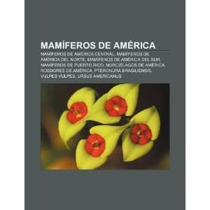 Mamíferos de América: Mamíferos de América Central, Mamíferos de 