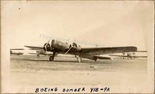 1930s US Army Boeing Y1B 9A Bomber Airplane Photo  