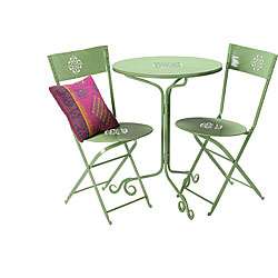 Pistachio Bistro Patio Table and Chairs Set (India)  