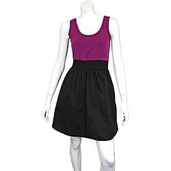Velvet Torch Juniors Colorblock Banded Dress  