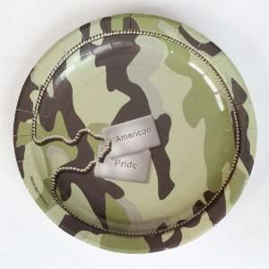    American Hero 7 Inches Dessert Plates Package of 8: Toys & Games