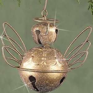  Gold Angel Bell Ornaments