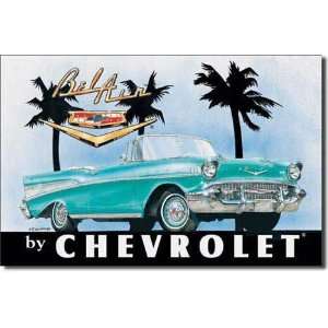  Tin Sign : Chevy Bel Air: Home & Kitchen