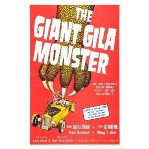  Giant Gila Monster The Movie Poster #01 24x36