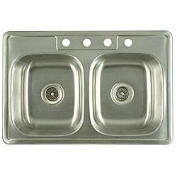 Stainless Steel Double bowl Kitchen Sink  Overstock