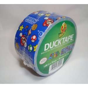  Duck Brand 1.88 inch By 10 yards Super Mario Duct Tape 