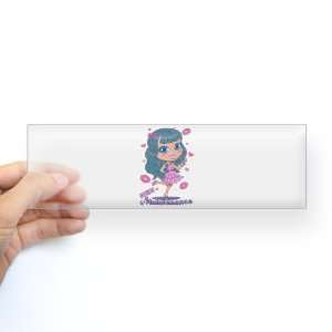   Sticker Clear High Maintenance Girl with Kisses 