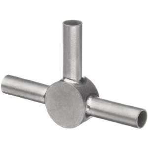 STC 09/3 Stainless Steel Hypodermic Tube Fitting, Tee, 9 Gauge:  